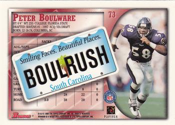 1998 Bowman - Interstate #73 Peter Boulware Back