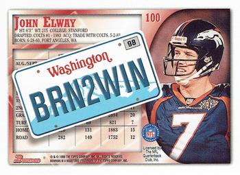 1998 Bowman - Interstate #100 John Elway Back