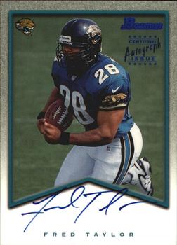 1998 Bowman - Rookie Autographs #A5 Fred Taylor Front