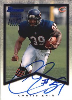 1998 Bowman - Rookie Autographs #A8 Curtis Enis Front