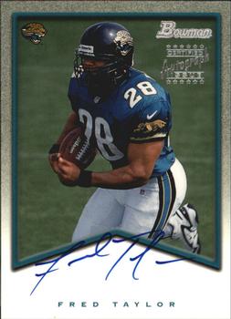 1998 Bowman - Rookie Autographs Silver #A5 Fred Taylor Front