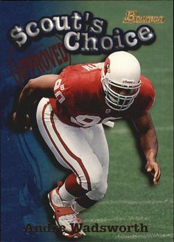 1998 Bowman - Scout's Choice #SC5 Andre Wadsworth Front