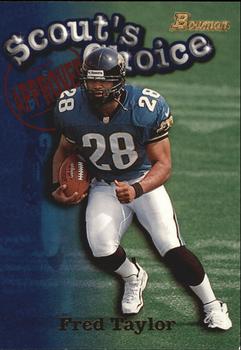 1998 Bowman - Scout's Choice #SC9 Fred Taylor Front