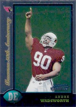 1998 Bowman Chrome - Golden Anniversary #5 Andre Wadsworth Front