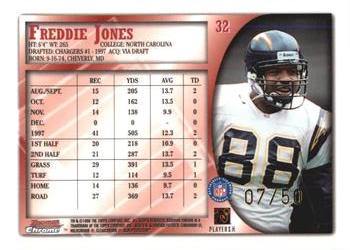 1998 Bowman Chrome - Golden Anniversary #32 Freddie Jones Back