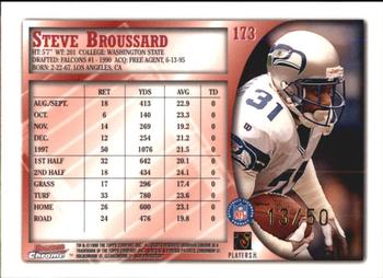 1998 Bowman Chrome - Golden Anniversary #173 Steve Broussard Back