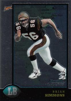 1998 Bowman Chrome - Interstate #24 Brian Simmons Front