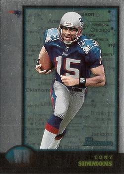 1998 Bowman Chrome - Interstate #30 Tony Simmons Front