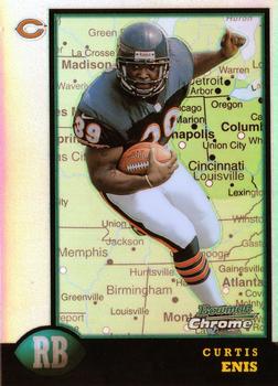 1998 Bowman Chrome - Interstate Refractors #20 Curtis Enis Front