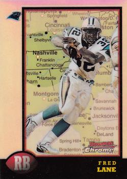1998 Bowman Chrome - Interstate Refractors #76 Fred Lane Front