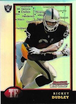 1998 Bowman Chrome - Interstate Refractors #92 Rickey Dudley Front