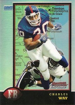 1998 Bowman Chrome - Interstate Refractors #68 Charles Way Front