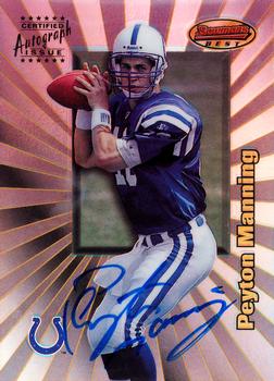 1998 Bowman's Best - Autographs Refractors #7b Peyton Manning Front