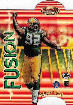 1998 Bowman's Best - Mirror Image Fusion Refractors #MI18 Reggie White / Andre Wadsworth Front