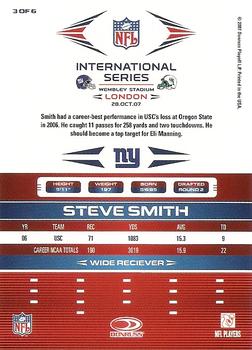 2007 Donruss International Series #3 Steve Smith Back