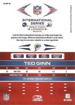 2007 Donruss International Series #6 Ted Ginn Back