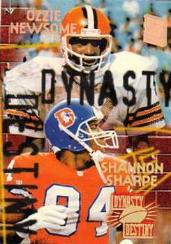 1994 Stadium Club - Dynasty and Destiny #6 Ozzie Newsome / Shannon Sharpe Front