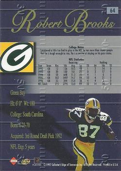 1998 Collector's Edge Advantage - 50-Point #64 Robert Brooks Back