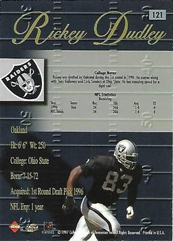 1998 Collector's Edge Advantage - 50-Point #121 Rickey Dudley Back