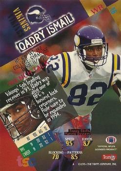 1994 Stadium Club - First Day Issue #18 Qadry Ismail Back