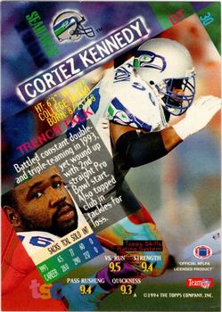 1994 Stadium Club - First Day Issue #30 Cortez Kennedy Back