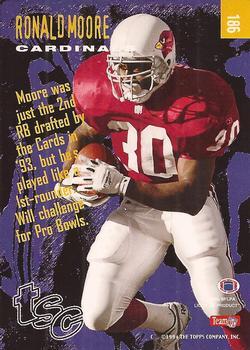1994 Stadium Club - First Day Issue #186 Ronald Moore Back