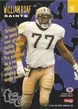 1994 Stadium Club - First Day Issue #189 Willie Roaf Back
