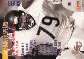 1994 Stadium Club - First Day Issue #322 Marcus Spears Back