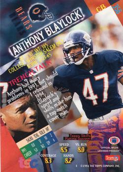 1994 Stadium Club - First Day Issue #356 Anthony Blaylock Back