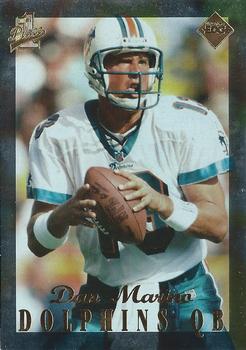 1998 Collector's Edge First Place - 50-Point Silver Border #136 Dan Marino Front