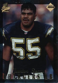 1998 Collector's Edge First Place - 50-Point Silver Border #185 Junior Seau Front