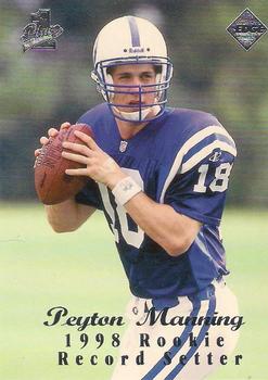 1998 Collector's Edge First Place - Record Setters #135 Peyton Manning Front
