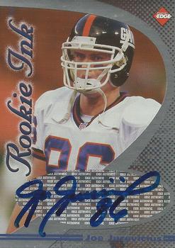 1998 Collector's Edge First Place - Rookie Ink #NNO Joe Jurevicius Front