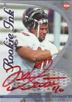 1998 Collector's Edge First Place - Rookie Ink Red #NNO Mike Alstott Front