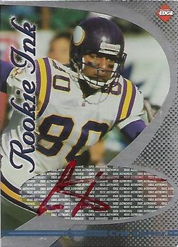 1998 Collector's Edge First Place - Rookie Ink Red #NNO Cris Carter Front