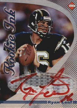 1998 Collector's Edge First Place - Rookie Ink Red #NNO Ryan Leaf Front