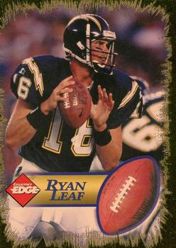 1998 Collector's Edge First Place - Ryan Leaf Gold Border #NNO Ryan Leaf Front