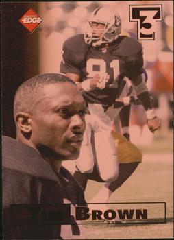 1998 Collector's Edge First Place - Triple Threat #4 Tim Brown Front