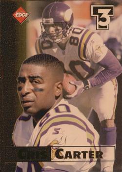 1998 Collector's Edge First Place - Triple Threat #31 Cris Carter Front