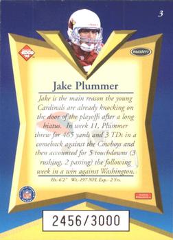1998 Collector's Edge Masters - 50-Point #3 Jake Plummer Back