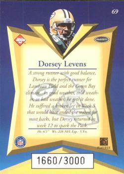 1998 Collector's Edge Masters - 50-Point #69 Dorsey Levens Back
