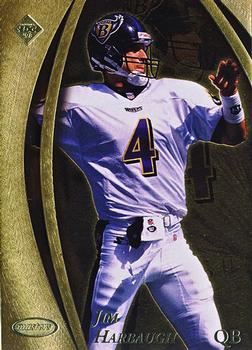 1998 Collector's Edge Masters - Gold Redemption SN100 #13 Jim Harbaugh Front