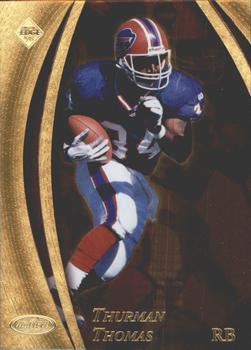 1998 Collector's Edge Masters - Gold Redemption SN100 #25 Thurman Thomas Front