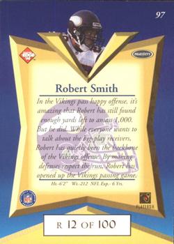 1998 Collector's Edge Masters - Gold Redemption SN100 #97 Robert Smith Back