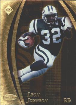 1998 Collector's Edge Masters - Gold Redemption SN100 #118 Leon Johnson Front