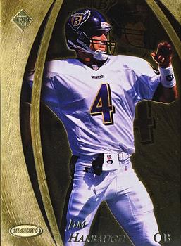1998 Collector's Edge Masters - Gold Redemption SN500 #13 Jim Harbaugh Front