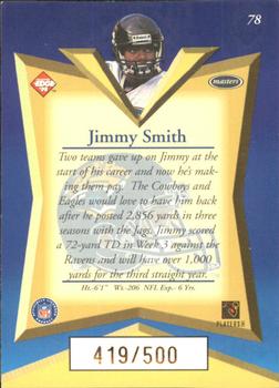 1998 Collector's Edge Masters - Gold Redemption SN500 #78 Jimmy Smith Back