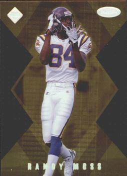 1998 Collector's Edge Masters - Gold Redemption SN500 #S186 Randy Moss Front