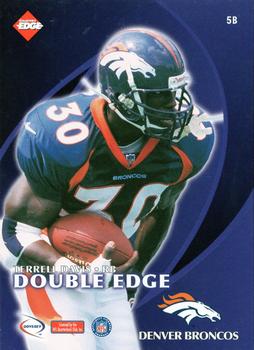 1998 Collector's Edge Odyssey - Double Edge #5b Curtis Enis / Terrell Davis Back
