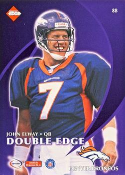 1998 Collector's Edge Odyssey - Double Edge #8b Brian Griese / John Elway Back